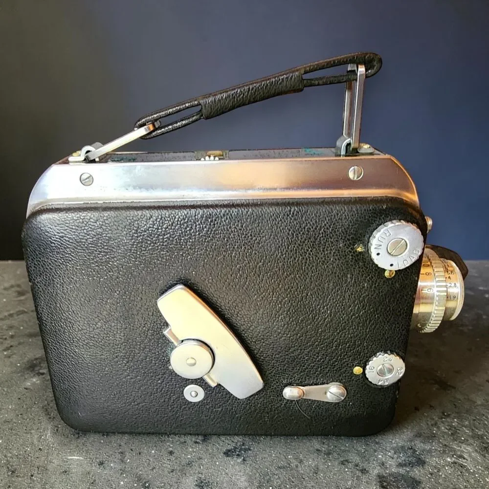 Vintage Kodak Magazine Cine-Kodak Eight-90 8mm Movie Camera Case Film Magazine